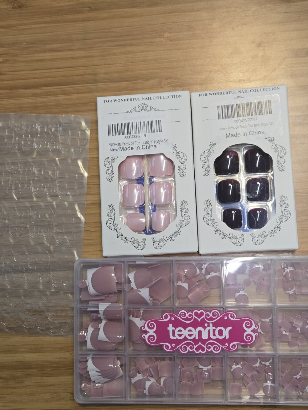 Bundle Of 3 Press Ons (TOENAILS)